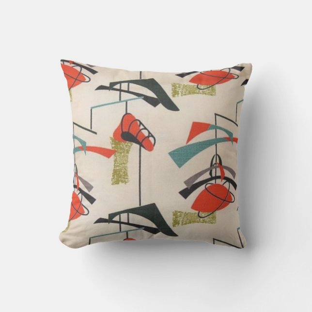 Almofada Para Ambientes Externos Travesseiro exterior móvel atômico moderno do meio (Frente)