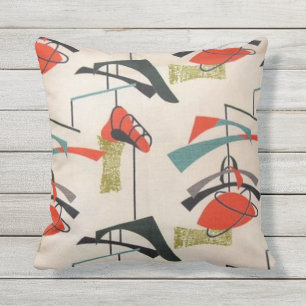 Almofada Para Ambientes Externos Travesseiro exterior móvel atômico moderno do meio