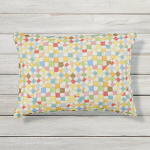 Almofada Para Ambientes Externos TRAVESSEIRO exterior QUILT MOSAIC