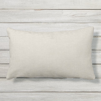 Almofada Para Ambientes Externos Travesseiro Exterior Russo Ivory Faux Burlap