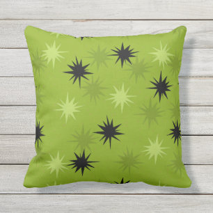 Almofada Para Ambientes Externos Travesseiro exterior verde atômico de Starbursts
