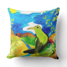 Travesseiro externo de aves tropicais