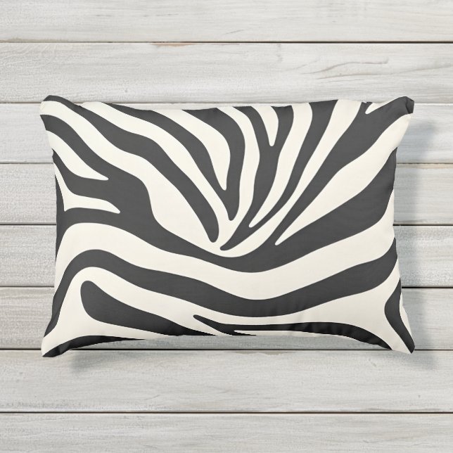 Almofada Para Ambientes Externos Travesseiro Striped inspirado em zibbra (Frente)
