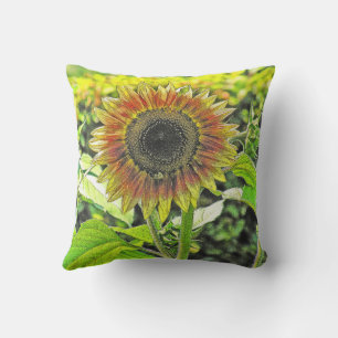 Almofada Para Ambientes Externos travesseiros decorativos EXTERIORES "SUNFLOWER"