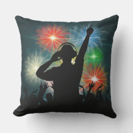 Almofada Para Ambientes Externos Travesseiros decorativos Music DJ