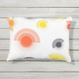 Almofada Para Ambientes Externos Trendência, divertida, viva, legal, geométrica cir