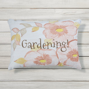 Almofada Para Ambientes Externos Um Convés De Jardinagem