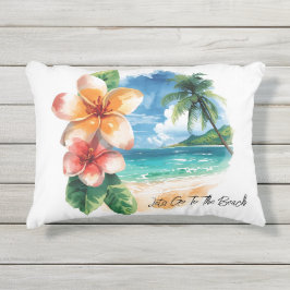 Almofada Para Ambientes Externos Vacation, Lets Go To The Beach 