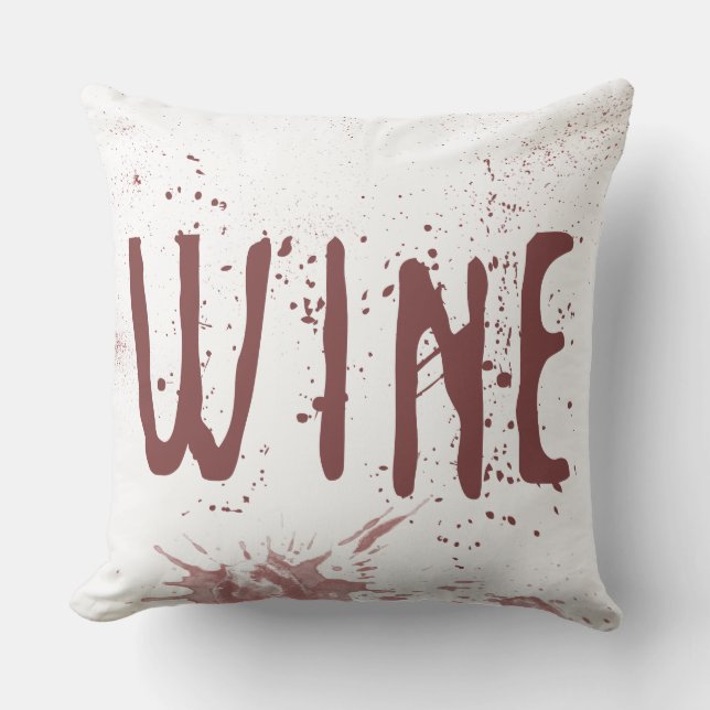 Almofada Para Ambientes Externos Vinho (Frente)