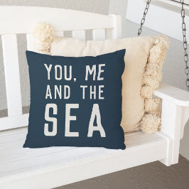 Almofada Para Ambientes Externos Você, Eu e o Mar