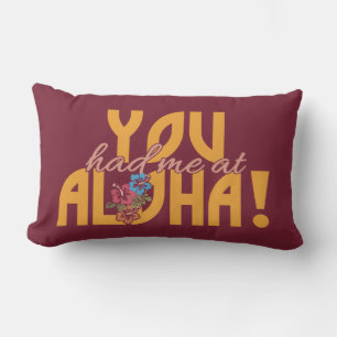 Almofada Para Ambientes Externos Você me pegou no travesseiro personalizado Aloha!