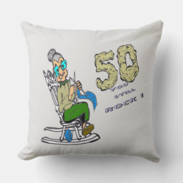Almofada Para seu Travesseiro decorativo de 50 anos