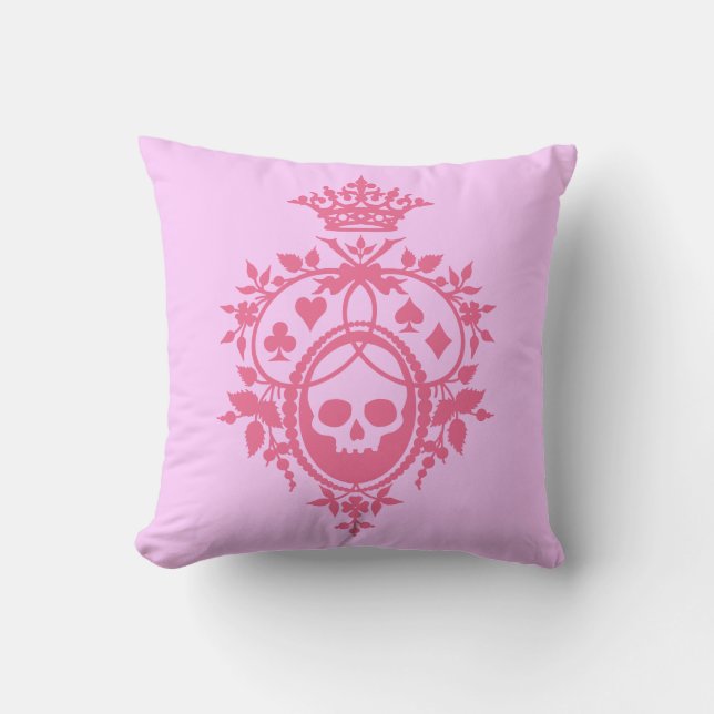Almofada Parada cor-de-rosa com Travesseiro decorativo de c (Frente)