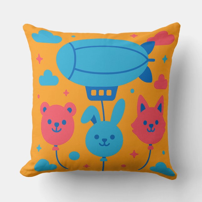 Almofada Parada do Céu Amarelo (Frente)