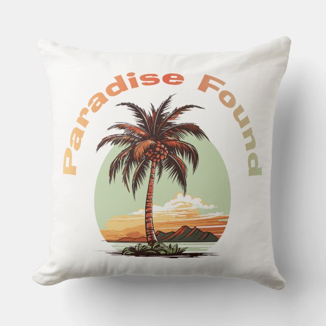 Almofada Paraíso encontrado (Frente)