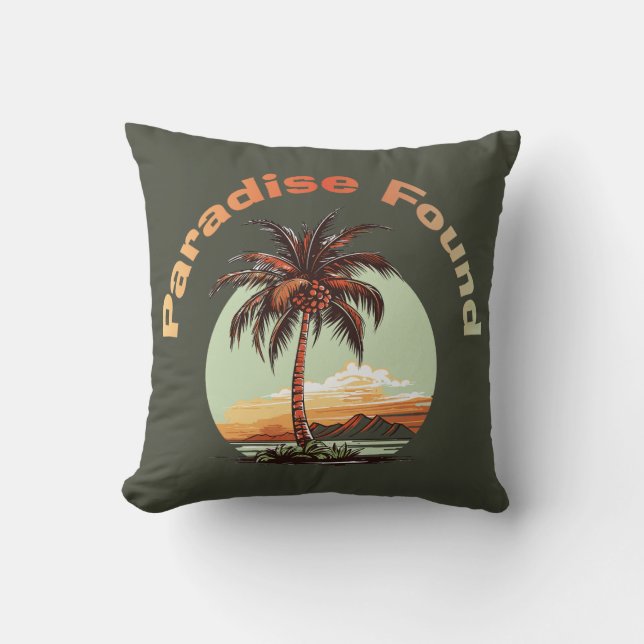 Almofada Paraíso encontrado (Frente)