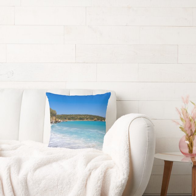 Almofada Paraíso Tropical de Praia Exótica (Sofá)