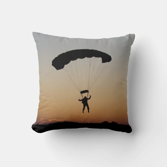 Almofada Paraquedas Skydiver no Sunset Sky Diver (Frente)