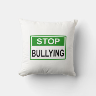 Almofada Parar Sinal de Bullying Verde