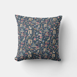 Almofada Paris Dark Icons Chic Design