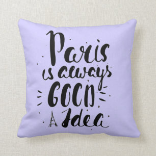 Almofada Paris é sempre uma boa ideia