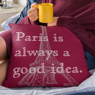 Almofada Paris é sempre uma boa ideia