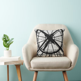 Almofada Paris Negra e Branca foi o Decado Doméstico com Ci