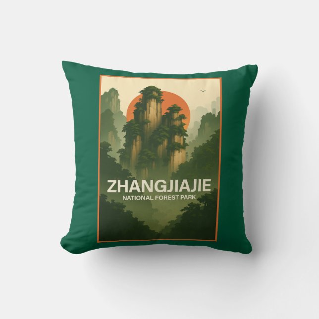 Almofada Parque Florestal Nacional Zhangjiajie (Frente)