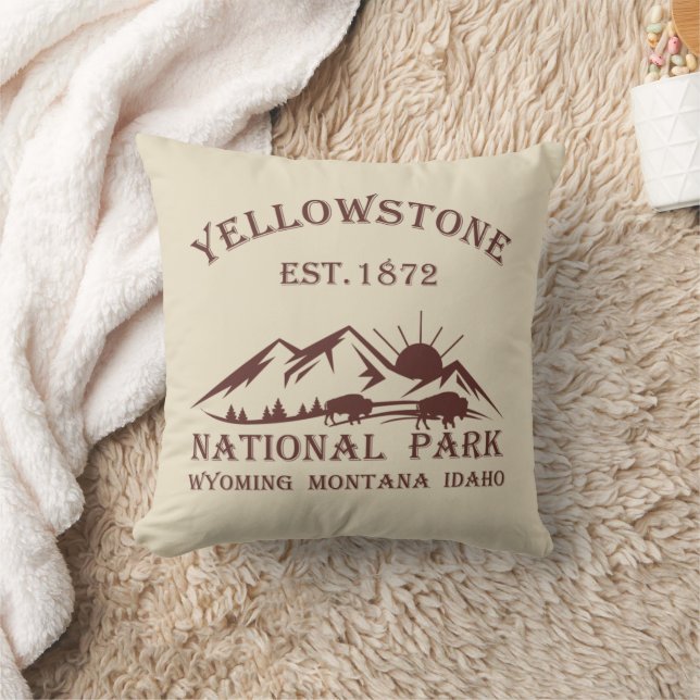 Almofada Parque Nacional de Yellowstone (Cobertor)