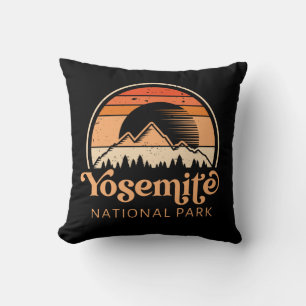 Almofada Parque Nacional de Yosemite Califórnia Retro Vinta