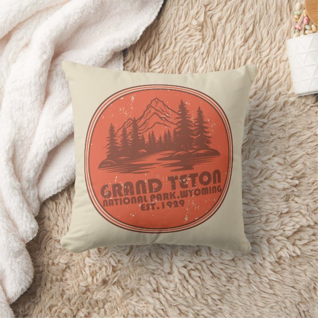 Almofada Parque Nacional Grand Teton Wyoming (Cobertor)