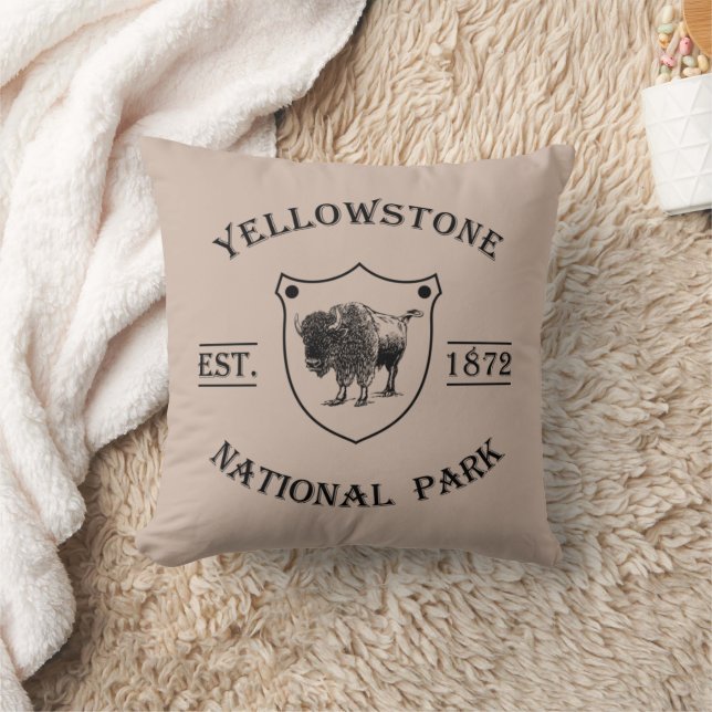 Almofada Parque nacional Yellowstone (Cobertor)