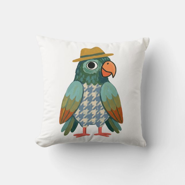 Almofada Parrot Fedora (Frente)