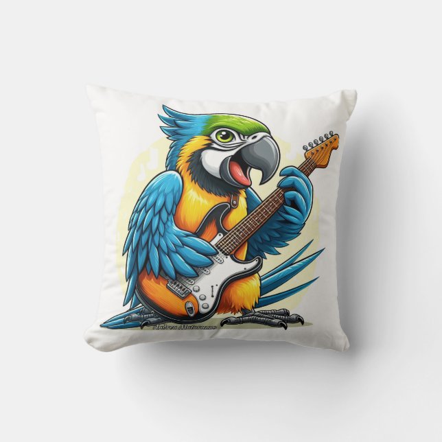 Almofada Parrot Rock Music (Frente)