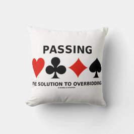 Almofada Passando A Solução Para O Conselho De Sobrelicitaç