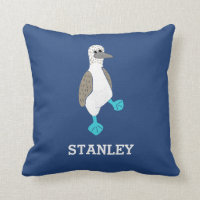 Pássaro Booby de Pé Azul de Cartoon Personalizado