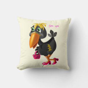 Almofada Pássaro da Moda