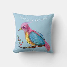 Almofada Pássaro do Paraíso | O Melhor Dia É O Travesseiro 