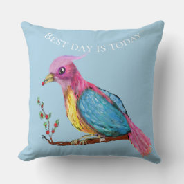 Almofada Pássaro do Paraíso | O Melhor Dia É O Travesseiro