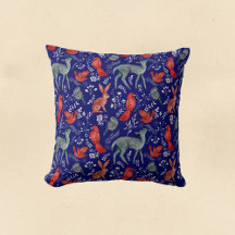 Pássaro Floral Nórdico do Coelho Azul