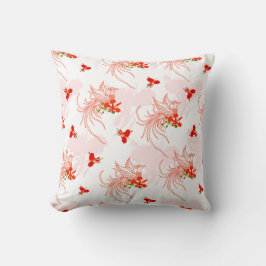 Almofada Pássaro Phoenix E Flor Phoenix Sem Olho