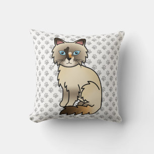 Almofada Pássaro TortoisesInferno / Ragdoll Gato e Patas