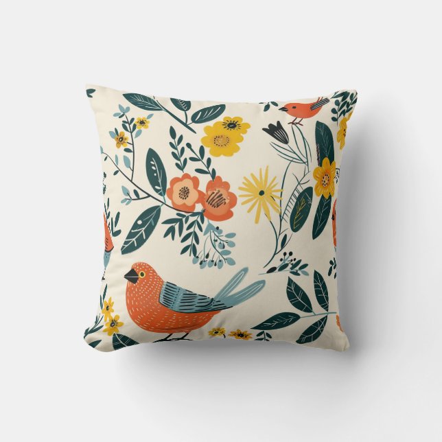 Almofada Pássaros Bons (Frente)