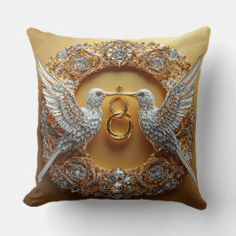 Almofada Pássaros de Casamento