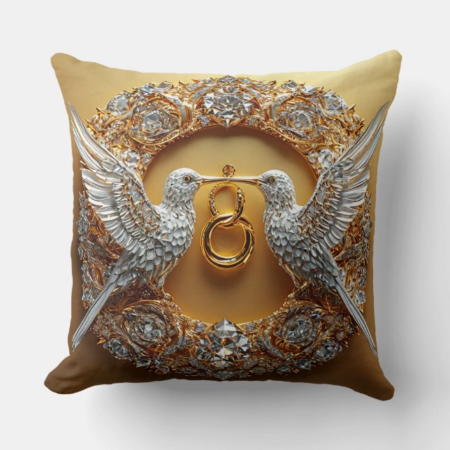 Almofada Pássaros de Casamento (Frente)