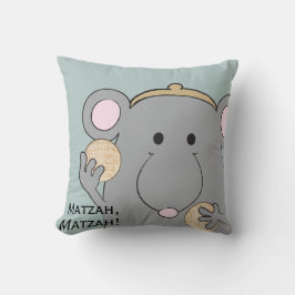 Almofada Passover 16/16" Travesseiro "Matzah, Matzah!"