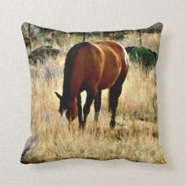 Almofada Pastando o travesseiro do cavalo