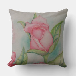 Almofada Pastel bonito CricketDiane da aguarela do rosa do