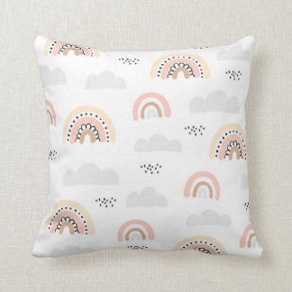 Almofada Pastel Clouds & Boho Rainbows Cushion