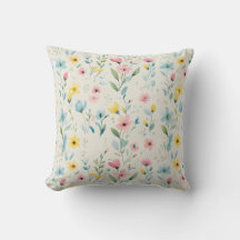 pastel garden watercolor florals